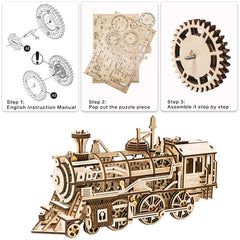 Robotime 4 Kinds DIY Laser Cutting 3D Mechanical Model Wooden Model Building Block Kits Assembly Toy Gift for Children Adult _ Brand, Building Toy, Hobbies, ROBOTIME, Ship from USA _ Turtle and Rabbit _ turtle-and-rabbit.com