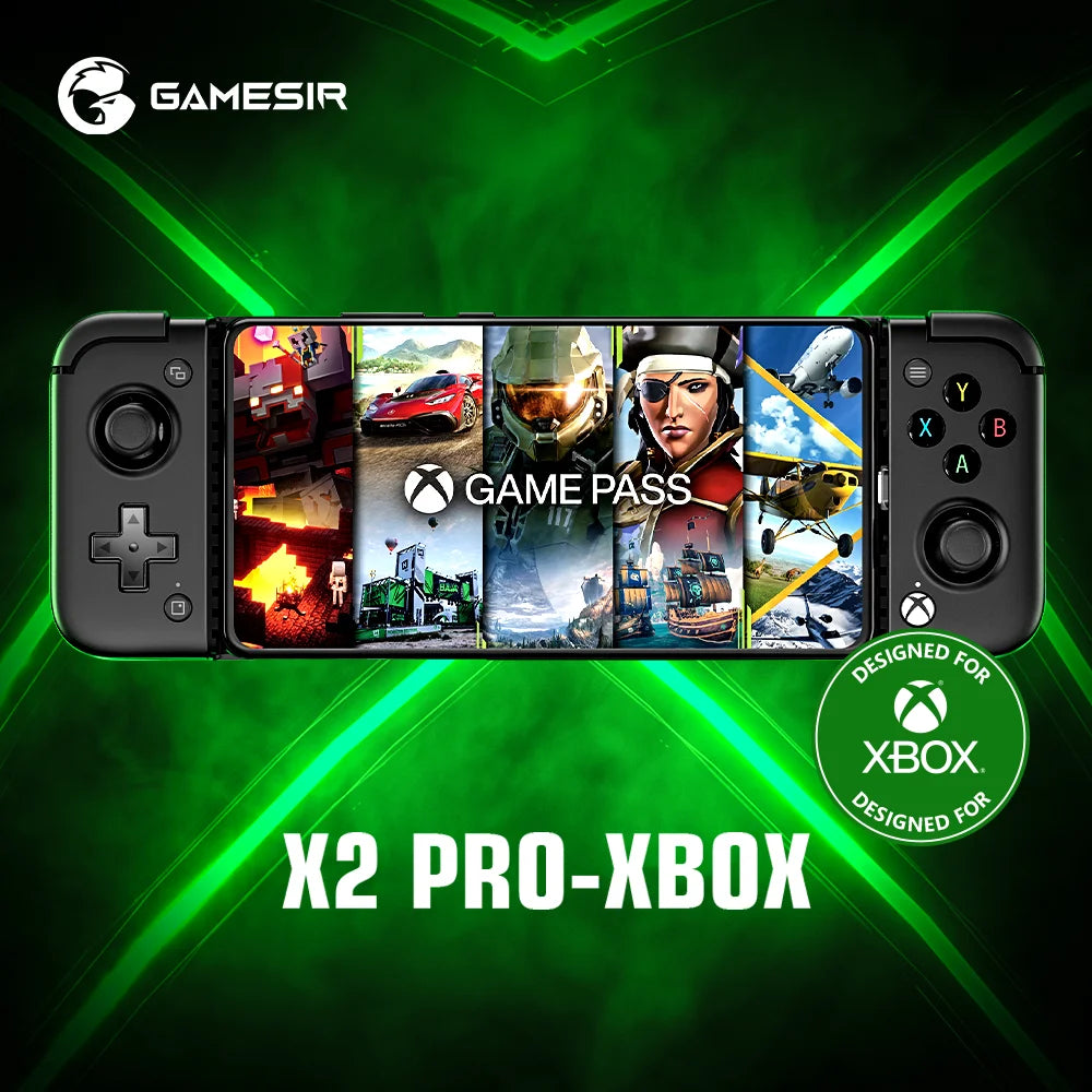 GameSir X2 Pro Xbox Gamepad Android Type C Mobile Game Controller for Xbox Game Pass xCloud STADIA GeForce Now Luna Cloud Gaming