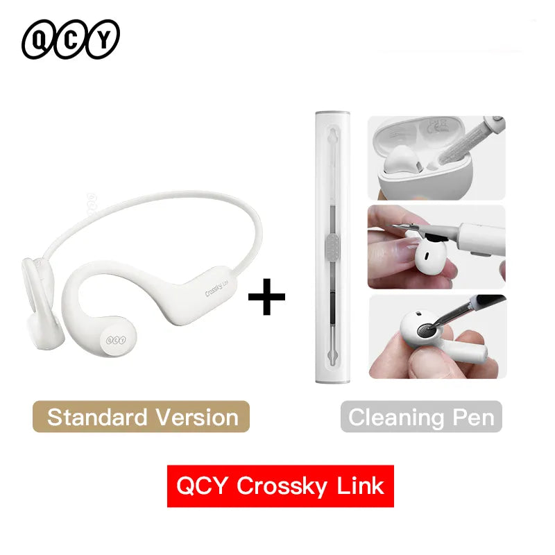 QCY T22 Crossky Link Wireless Earphone Bluetooth 5.3 Open Ear Sports Headphones Waterproof Ear Hook Headset Cycling Running _ Brand, Earphone, Portable Audio & Video, QCY, Ship from USA _ Turtle and Rabbit _ turtle-and-rabbit.com
