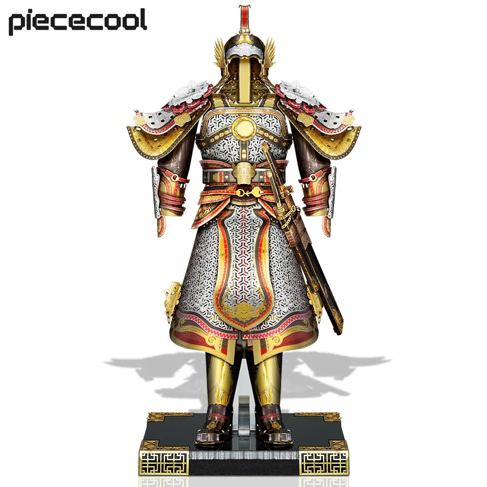 Piececool Model Building Kits Chinese Ancient Armor Puzzle 3D DIY Set for Adult Jigsaw Brain Teaser Christmas Gifts & Collection