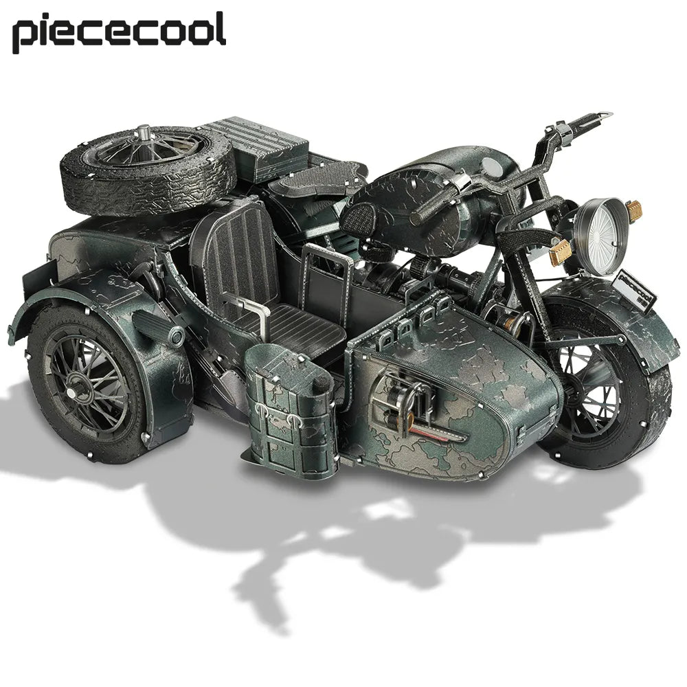 Piececool 3D Metal Puzzles 750 Motorcycle Assembly Model Kits Diy Toy Christmas Birthday Gifts Jigsaw Home Decoration