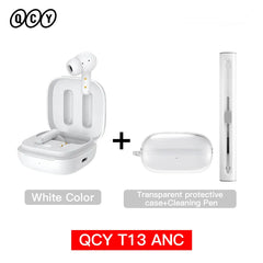 QCY T13 ANC Wireless Earphones Bluetooth 5.3 TWS ANC Noise Cancellation Headphone 4 Mics ENC Headset in-Ear Handfree Earbuds _ Brand, Earphone, Portable Audio & Video, QCY, Ship from USA _ Turtle and Rabbit _ turtle-and-rabbit.com