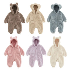 0-2Y Newborn Baby Rompers Autumn Warm Fleece Baby Boys Costume Baby Girls Clothing Animal Overall Baby Outwear Jumpsuits _ Baby Clothing, Baby's, Brand _ Turtle and Rabbit _ turtle-and-rabbit.com