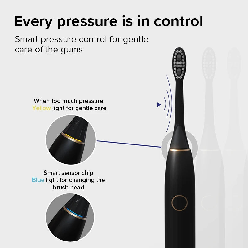 Nandme NX6000 NX7000 NX8000 Smart Sonic Electric Toothbrush IPX7 Rechargeable Ultrasound Tooth Brush Ultrasonic Teethbrush