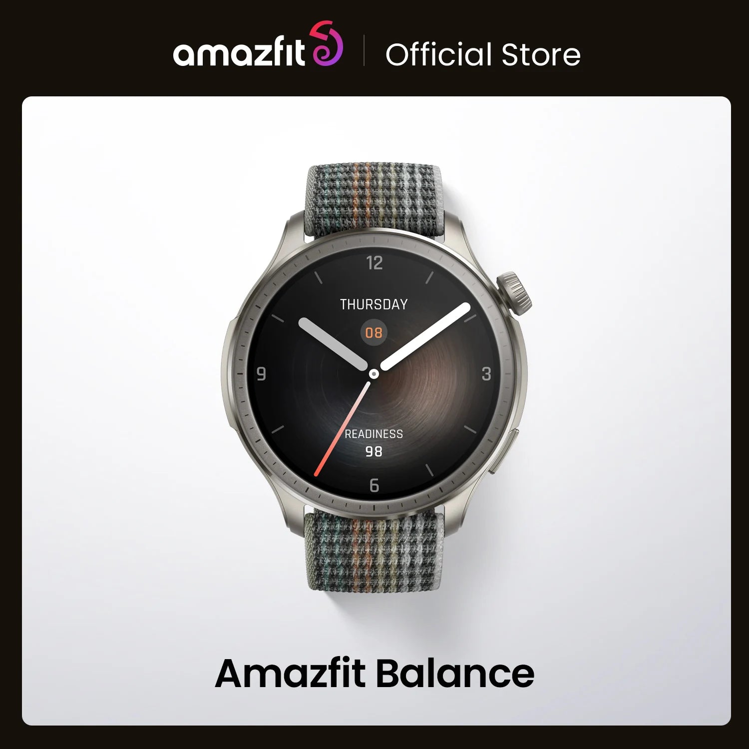 New Amazfit Balance Smart Watch AI Fitness Coach Dual-Band GPS 14-Day Battery Alexa Built-in Bluetooth Calls Smart Watch