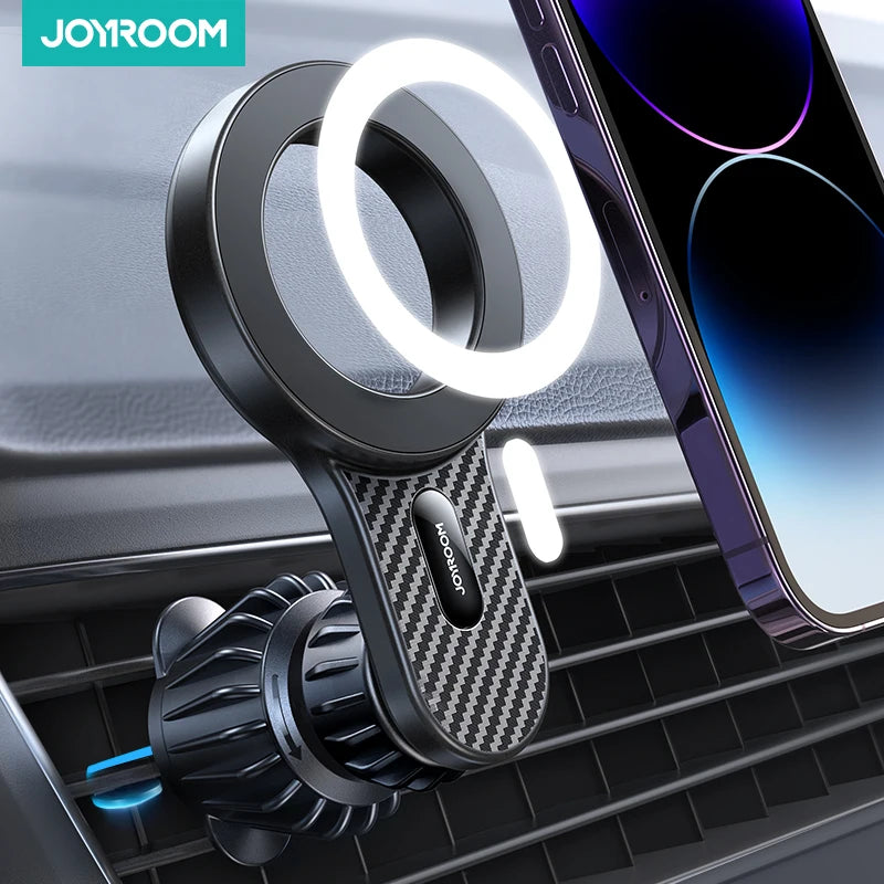 Joyroom Magnetic Car Phone Holder Universal Strong Car Air Vent Phone Mount Compatible with iPhone Samsung LG Google Pixel, etc