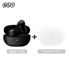 QCY HT07 ANC Wireless Earphones 40dB Noise Cancelling TWS Earbuds 6 Mic AI HD Call Bluetooth 5.2 HiFi Headphone 32H Playback _ Brand, Earphone, Portable Audio & Video, QCY, Ship from USA _ Turtle and Rabbit _ turtle-and-rabbit.com